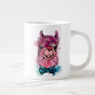 Grande Tasse Llama rose