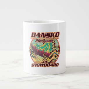 Grande Tasse logo Bankso Bulgarie pour snowboard