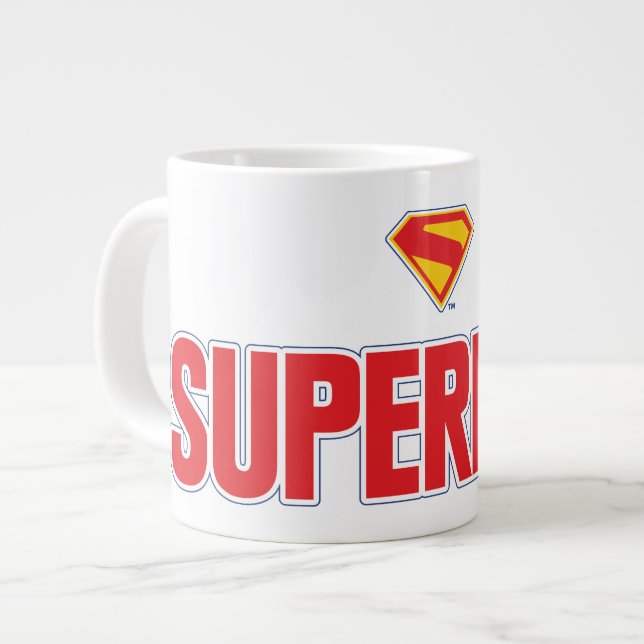 Grande Tasse Logo classique Superman Bold (Devant gauche)
