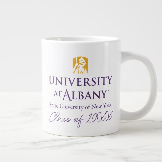 Grande Tasse Logo de l'Université d'Albany (Droite)