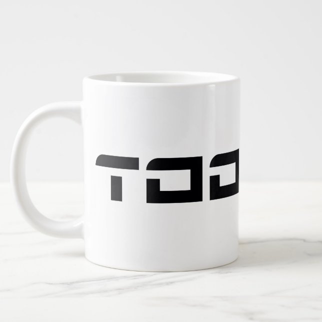 Grande Tasse Logo de police futuriste Toonami (Gauche)