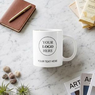 Grande Tasse Logo promotionnel personnalisé – Aucune commande m