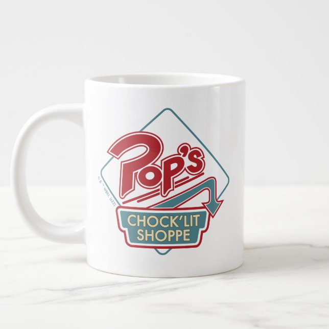 Grande Tasse Logo rouge de la boutique Pop's Chock'Lit (Gauche)