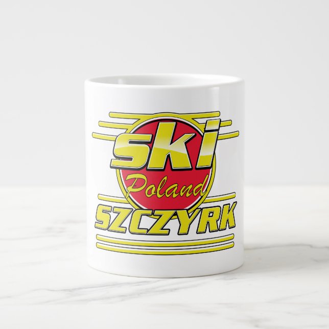 Grande Tasse Logo Ski Szczyrk Pologne 80s (Devant)