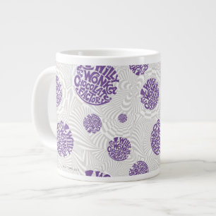 Grande Tasse Logo Willy Wonka Psychedelic Graphisme