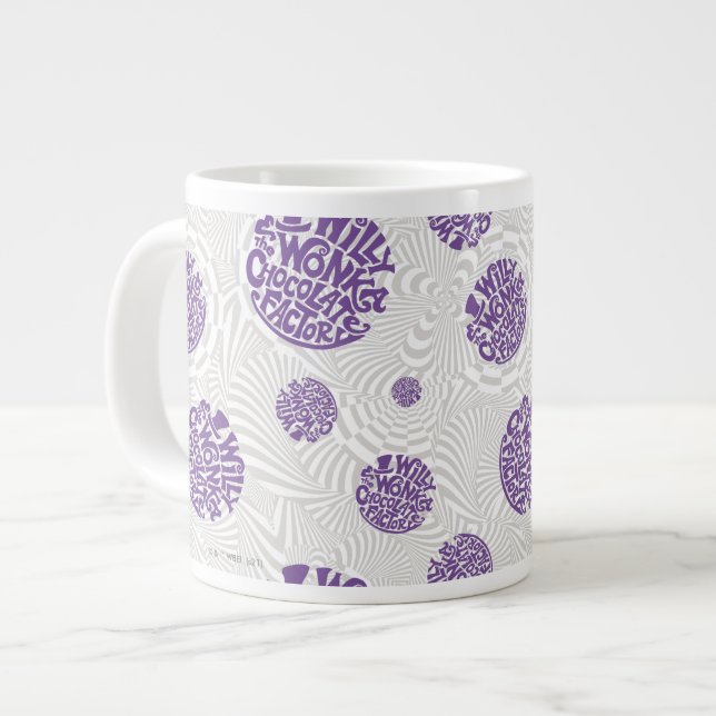 Grande Tasse Logo Willy Wonka Psychedelic Graphisme (Devant gauche)