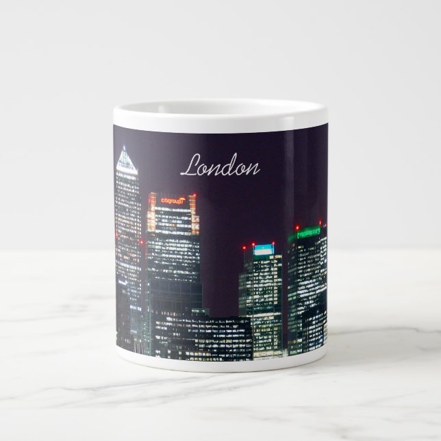 Grande Tasse Londres City Night Skyline Royaume-Uni Voyage (Devant)