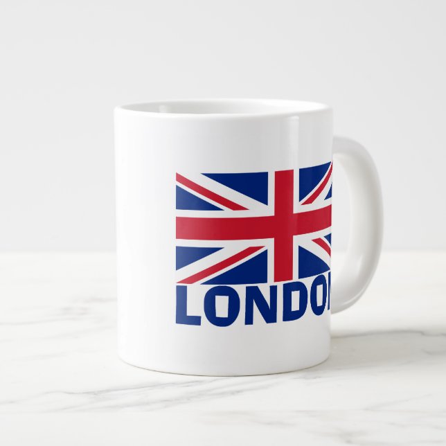 Grande Tasse Londres en bleu (Devant droit)