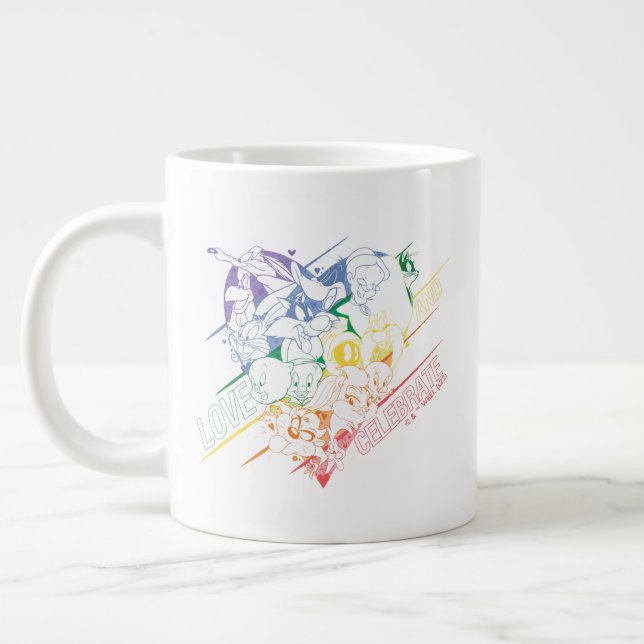 Grande Tasse LOONEY TUNES™ - Amour et fête (Gauche)