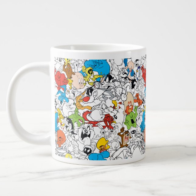 Grande Tasse LOONEY TUNES™ Color Pop Motif (Gauche)