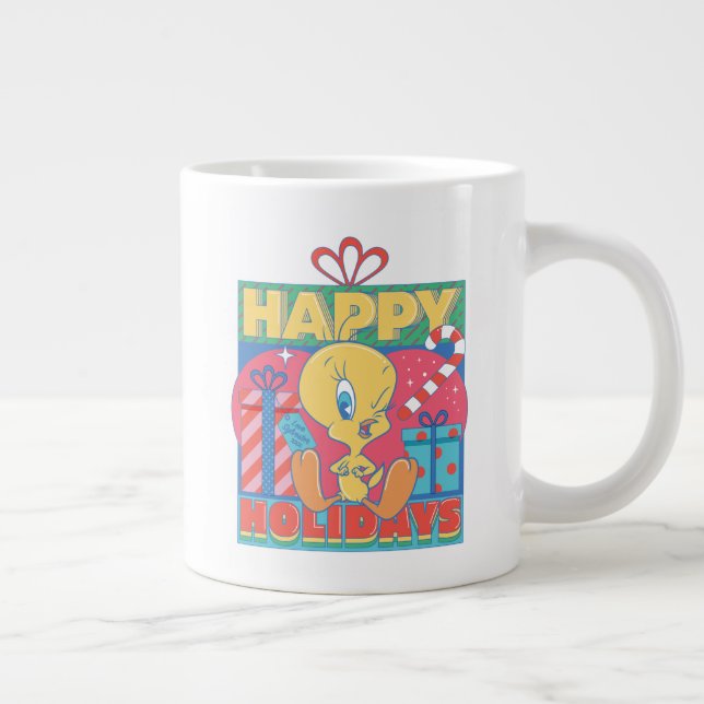 Grande Tasse LOONEY TUNES™ | TWEETY™ Joyeuses fêtes (Droite)