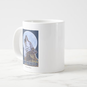 Grande Tasse Loup gris HowlingNew Mexique