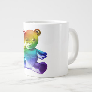 Grande Tasse L'ours en peluche en métal brossé SlipperyJoe's dé