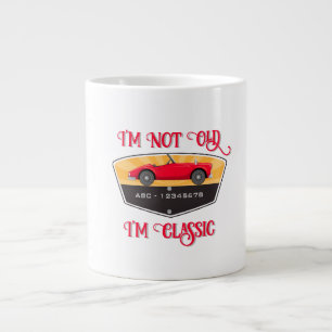 Grande Tasse Louveur de voiture Retro vintage