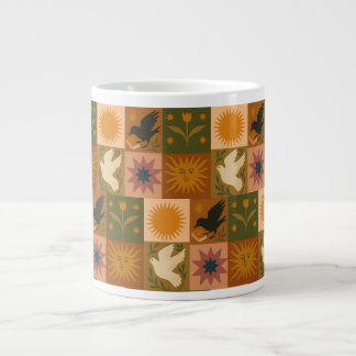 Grande Tasse Lune de soleil céleste Boho Retro