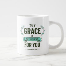 Ma grâce est suffisante Écriture sarcelle