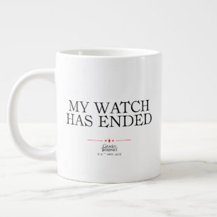 Grande Tasse Ma montre s'est terminée