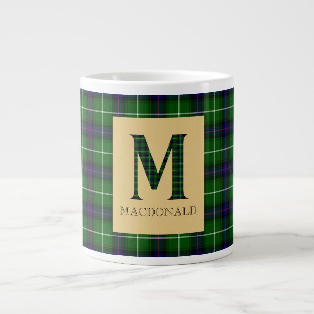 Grande Tasse MacDonald Tartan Monogramme M (Devant)