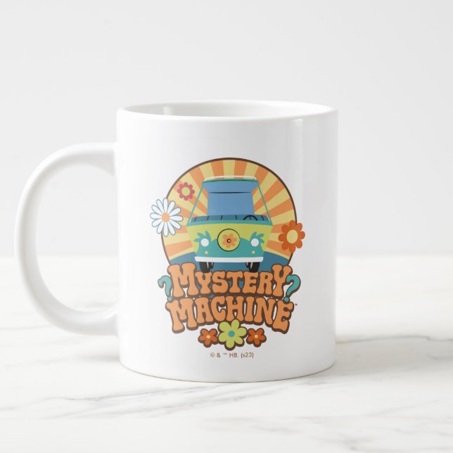 Grande Tasse Machine de mystère Van Floral Graphisme (Gauche)
