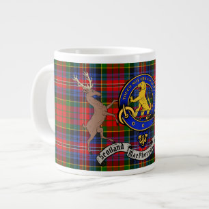 Grande Tasse MacPherson/McPherson Badge/Tartan & Stags Personne
