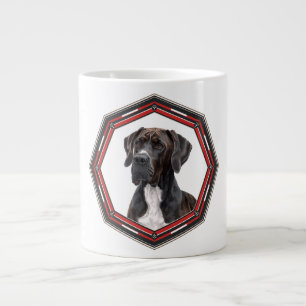 Grande Tasse Magnifique Grand Danois Dans Un Cadre