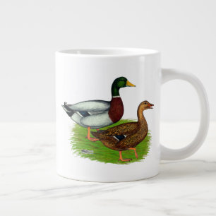 Grande Tasse Mallard Drake et Duck