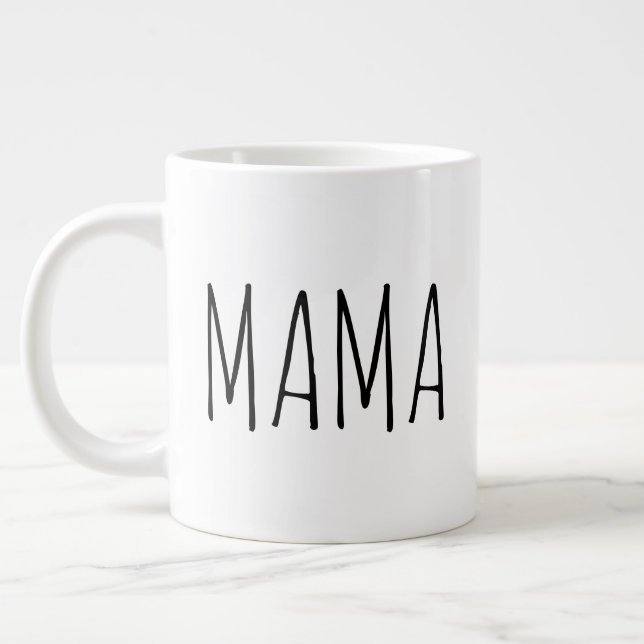 Grande Tasse "Mama" Simple Farmhouse moderne (Gauche)