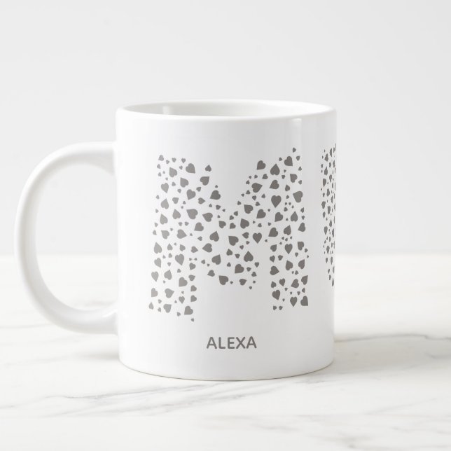 Grande Tasse Maman Enfants modernes nom maman (Gauche)