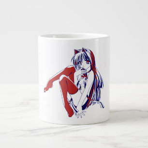 Grande Tasse Manga américain Neko Chatte Féline Kawaii Anime