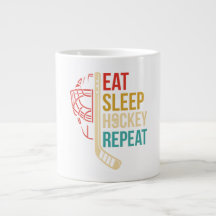 Manger Hockey Sommeil Répéter Hockey