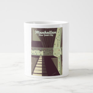 Grande Tasse Manhattan New York City Travel poster.