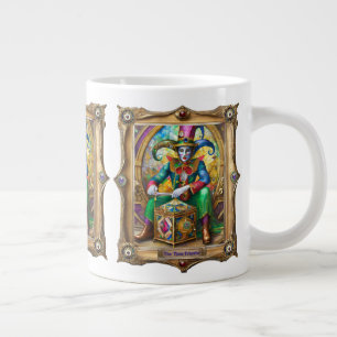 Grande Tasse Mardi Gras Realm Portraits - Voyageur du temps