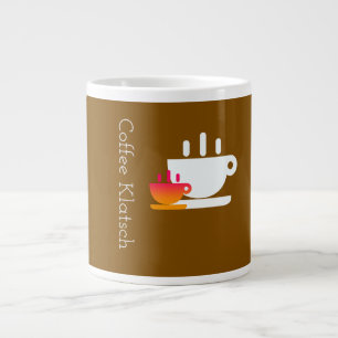 Grande Tasse Marron Café Gossips