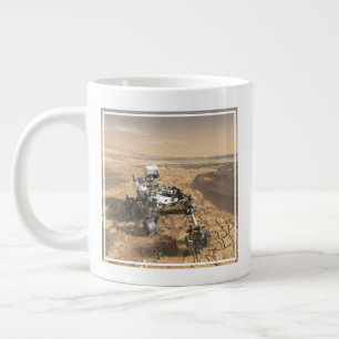 Grande Tasse Mars 2020 Rover Sur La Surface De Mars.