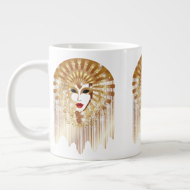 Grande Tasse Mask de la Fête du Venice Carnival (Gauche)