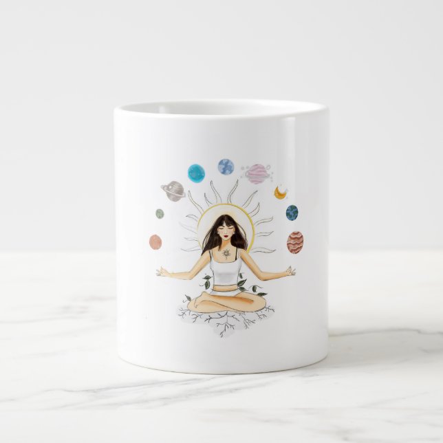 Grande Tasse Meditation art (Devant)
