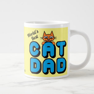 Grande Tasse Meilleur chat de DAD Cute Cat du monde