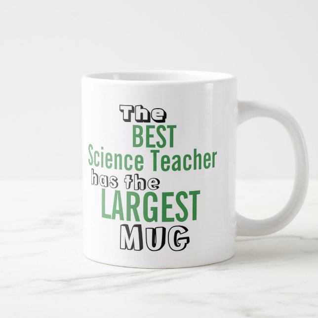 Grande Tasse Meilleur Enseignant en SCIENCES DERNIER Citation d (Droite)