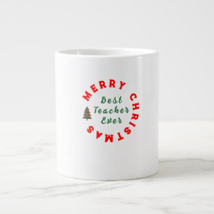 Grande Tasse Meilleur Enseignant Jamais Présent - Remerciement