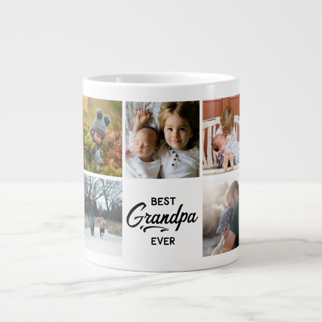 Grande Tasse Meilleur Grand-Père jamais photo personnalisée (Devant)