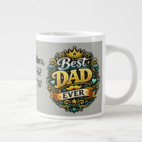 Meilleur Papa de Tous les Temps Couronne Royale Fê