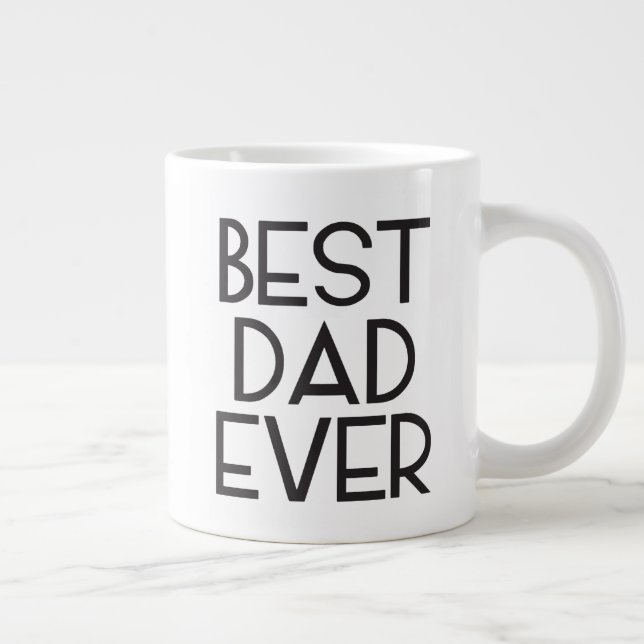 Grande Tasse Meilleur papa jamais (Droite)