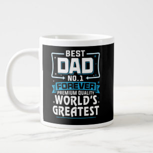 Grande Tasse Meilleur Père Papa meilleur du monde No.1