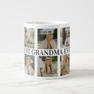 Grande Tasse Meilleure Grand-mère Collage Photo – Cadeau avec C