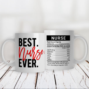Grande Tasse Meilleure infirmière jamais avec la valeur nutrit
