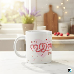 Grande Tasse Meilleure maman jamais avec la photo moderne cadea