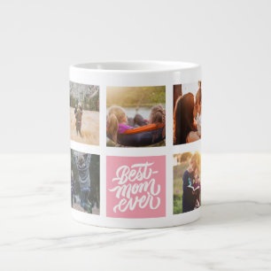 Grande Tasse Meilleure Maman Jamais Personnalisé Photo Collage