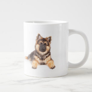 Grande Tasse Mélange de berger allemand de Collie Bordure