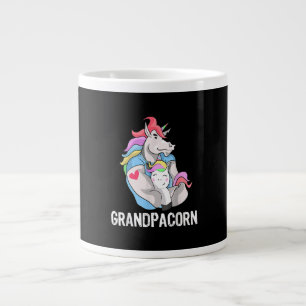 Grande Tasse Mens Grandpacorn Unicorn Grand-Père Et Grand-Fils