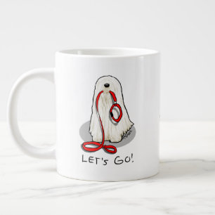 Grande Tasse Mignon Drôle Allons-y ! Marche Chien Komondor avec